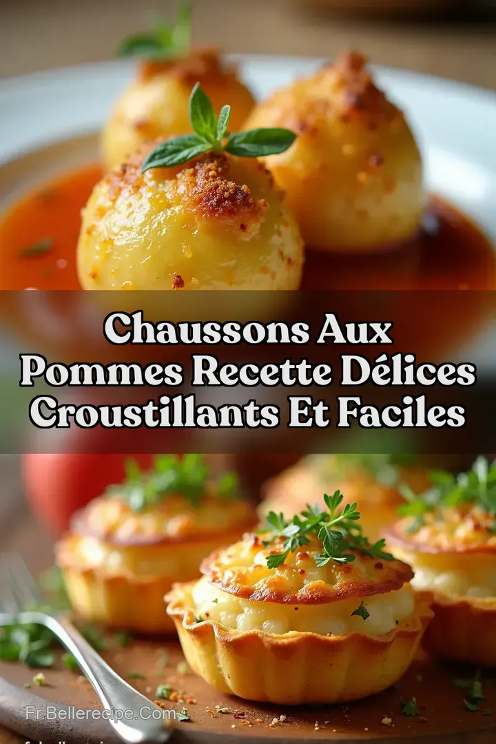 Chaussons aux Pommes Recette D&eacute;lices Croustillants et Faciles