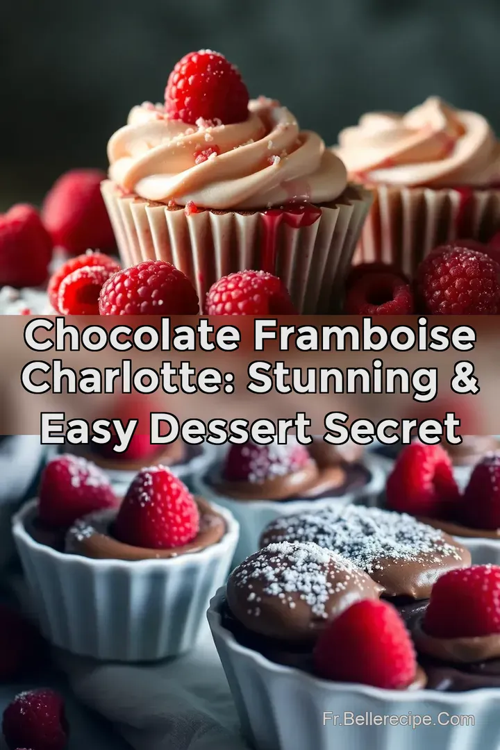 Chocolate Framboise Charlotte: Stunning & Easy Dessert Secret