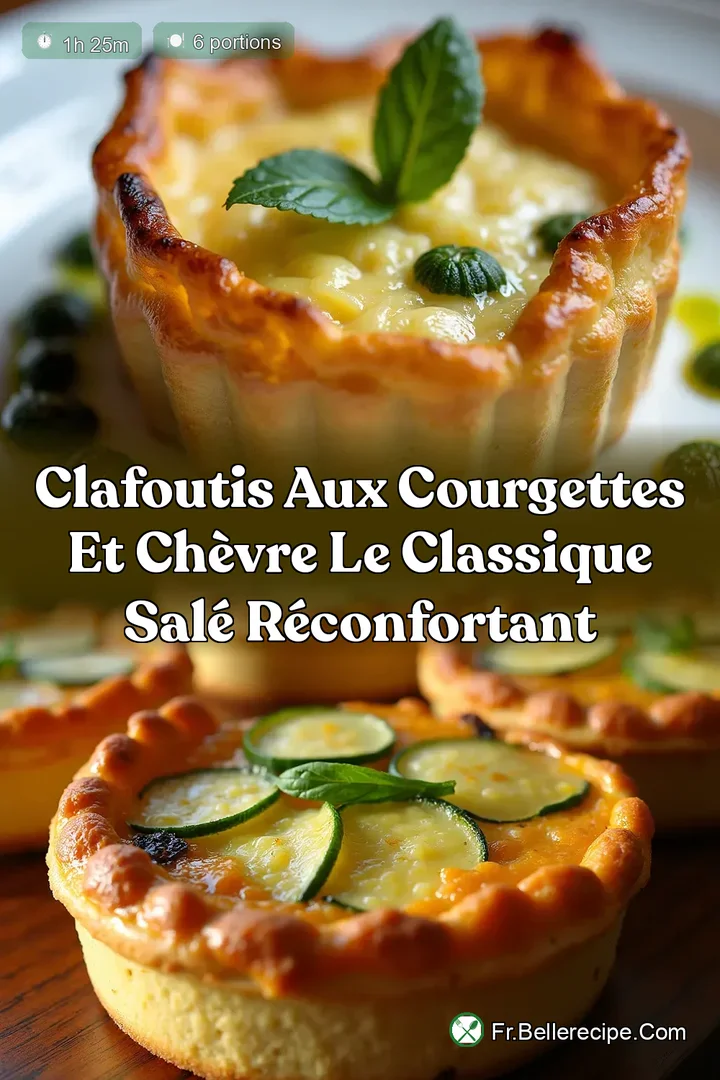 Clafoutis aux Courgettes et Ch&egrave;vre Le Classique Sal&eacute; R&eacute;confortant