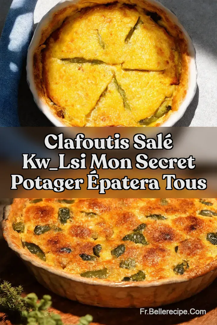 Clafoutis Sal&eacute; kw_lsi Mon Secret Potager &Eacute;patera Tous