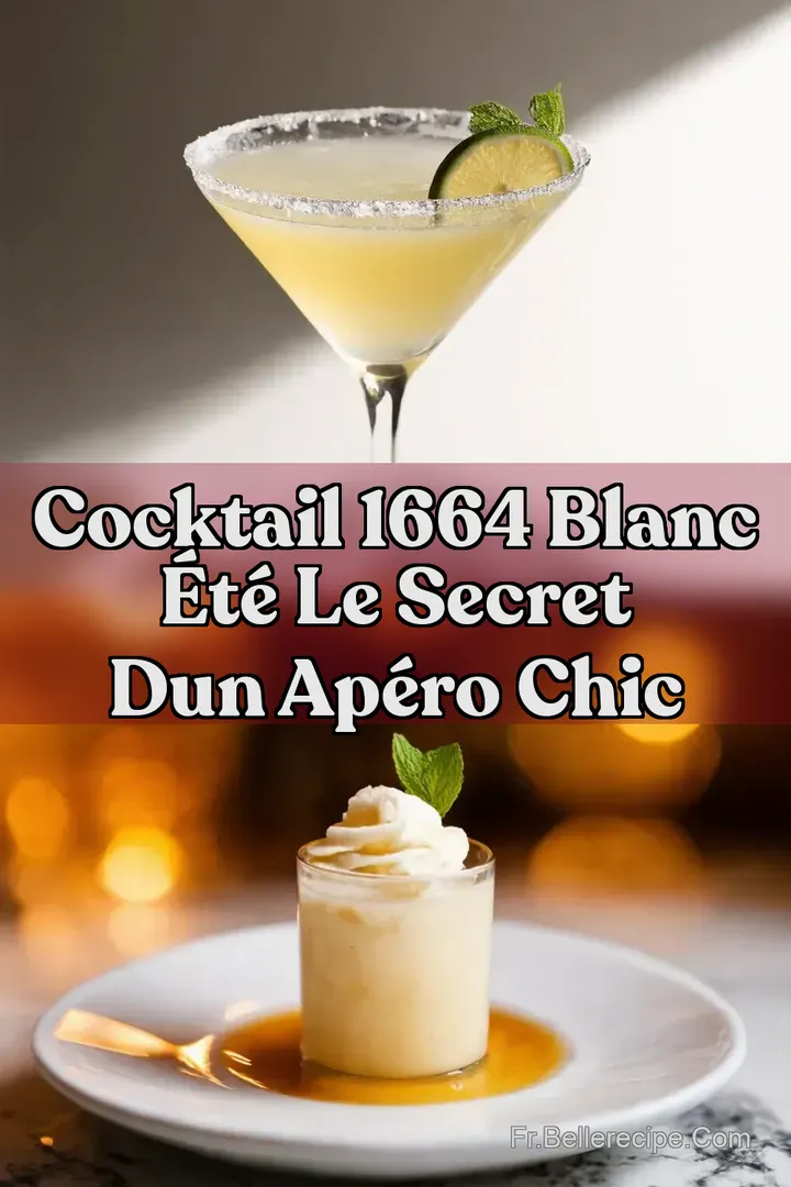 Cocktail 1664 Blanc &Eacute;t&eacute; Le Secret dun Ap&eacute;ro Chic
