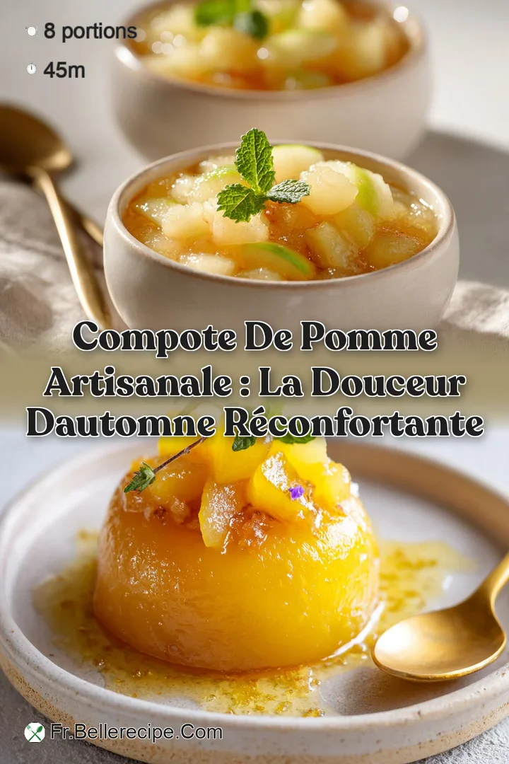 Compote de Pomme Artisanale : La Douceur dAutomne R&eacute;confortante