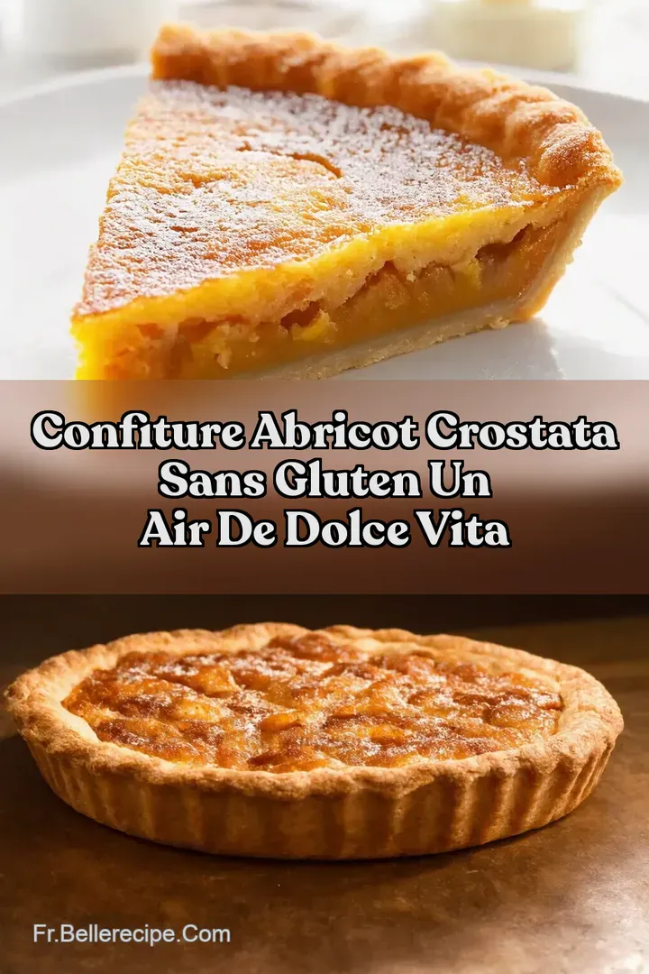 Confiture Abricot Crostata Sans Gluten Un Air de Dolce Vita