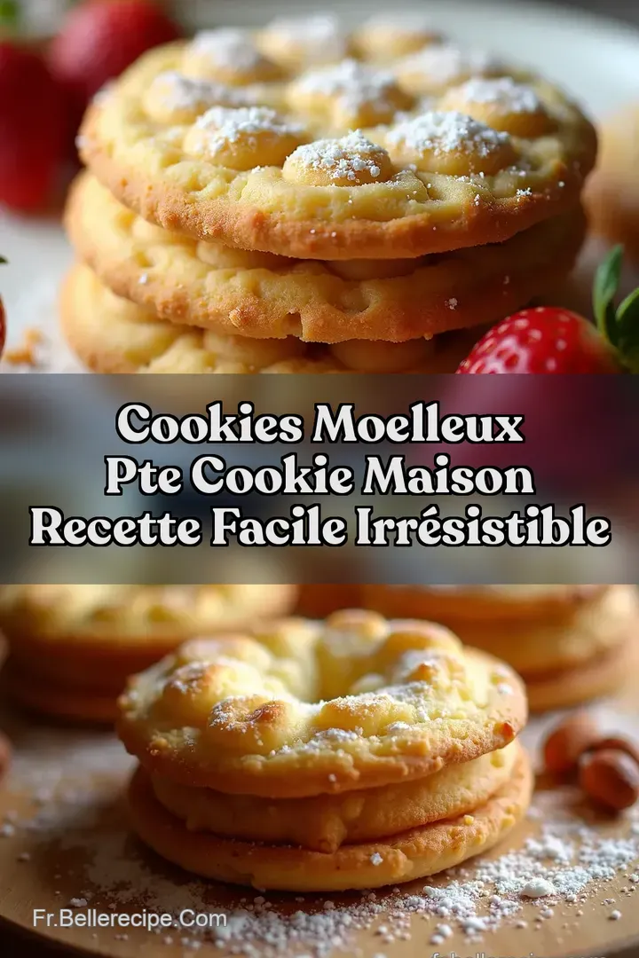 Cookies Moelleux Pte Cookie Maison Recette Facile Irr&eacute;sistible