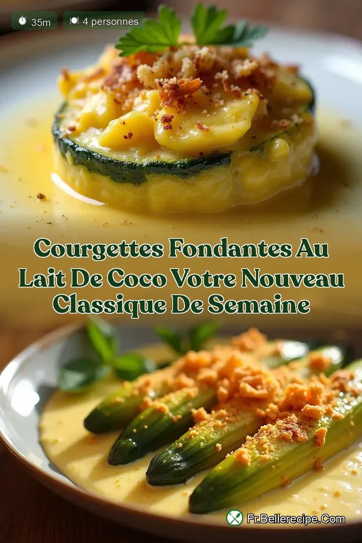 Courgettes Fondantes au Lait de Coco Votre Nouveau Classique de Semaine