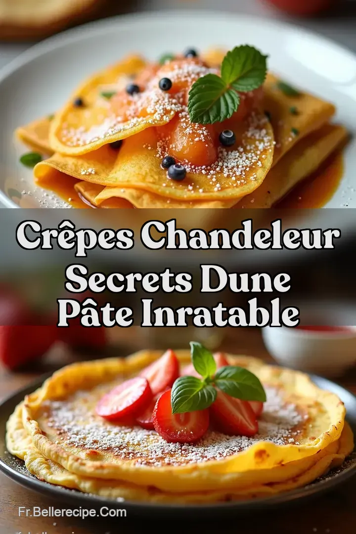 Cr&ecirc;pes Chandeleur Secrets dune p&acirc;te inratable