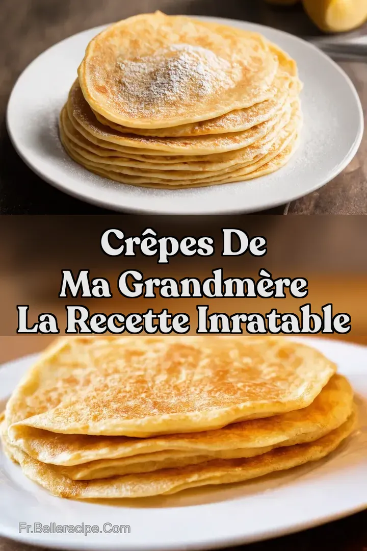 Cr&ecirc;pes de Ma GrandM&egrave;re La Recette Inratable