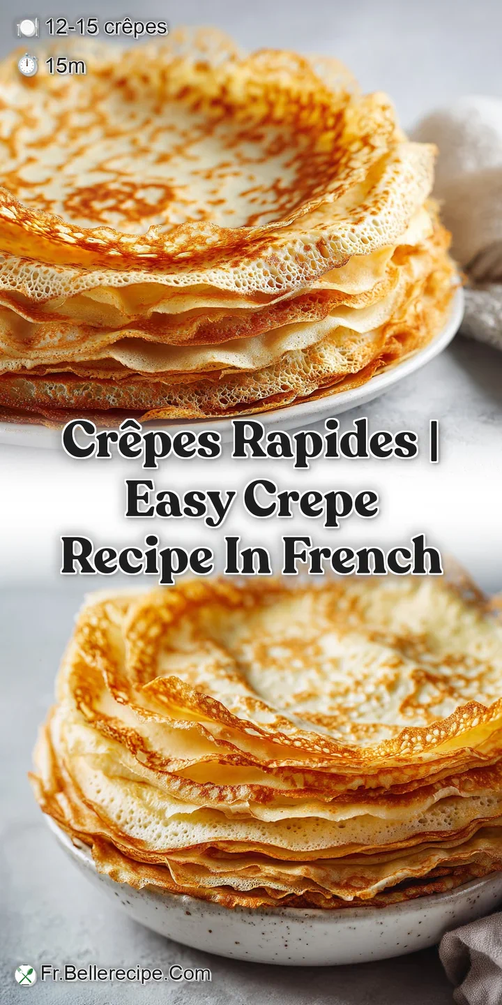 Close-up of a buttery, lace-edged crepe folded over, showing a soft, steaming center and melting butter.