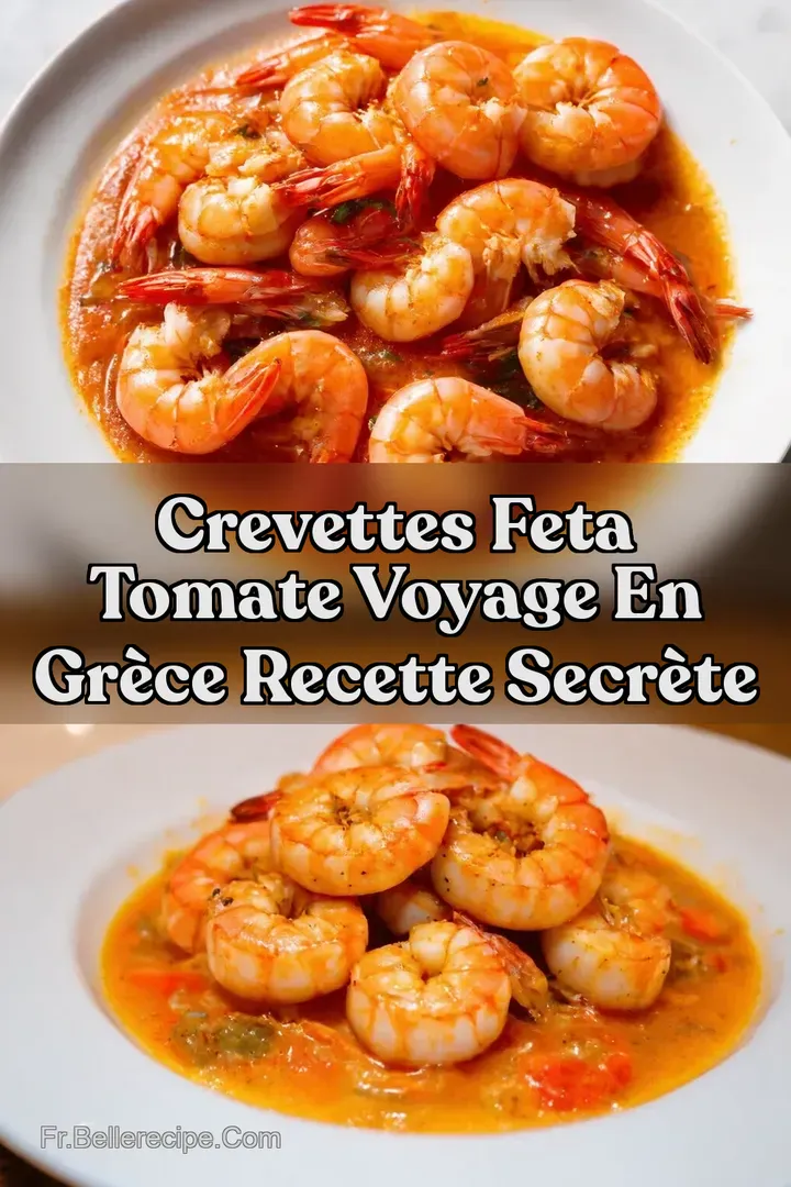 Crevettes Feta Tomate Voyage en Gr&egrave;ce Recette Secr&egrave;te