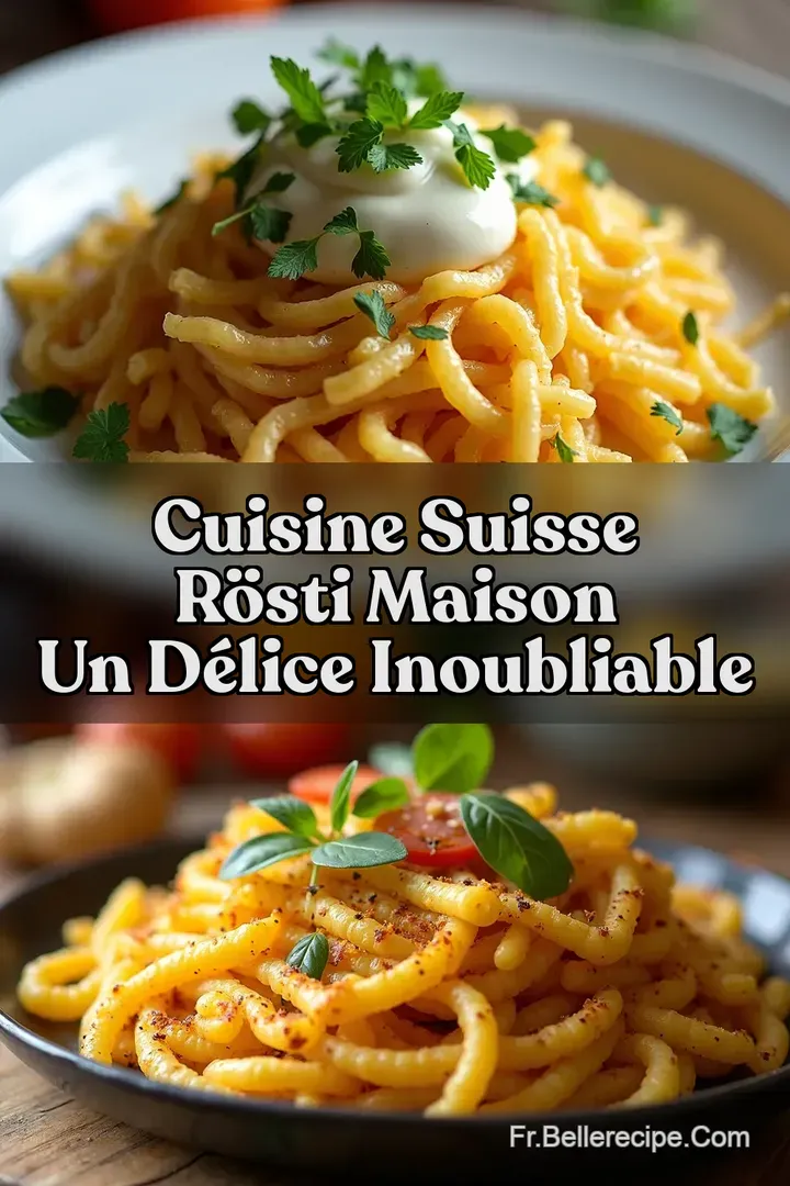 Cuisine Suisse R&ouml;sti Maison Un D&eacute;lice Inoubliable