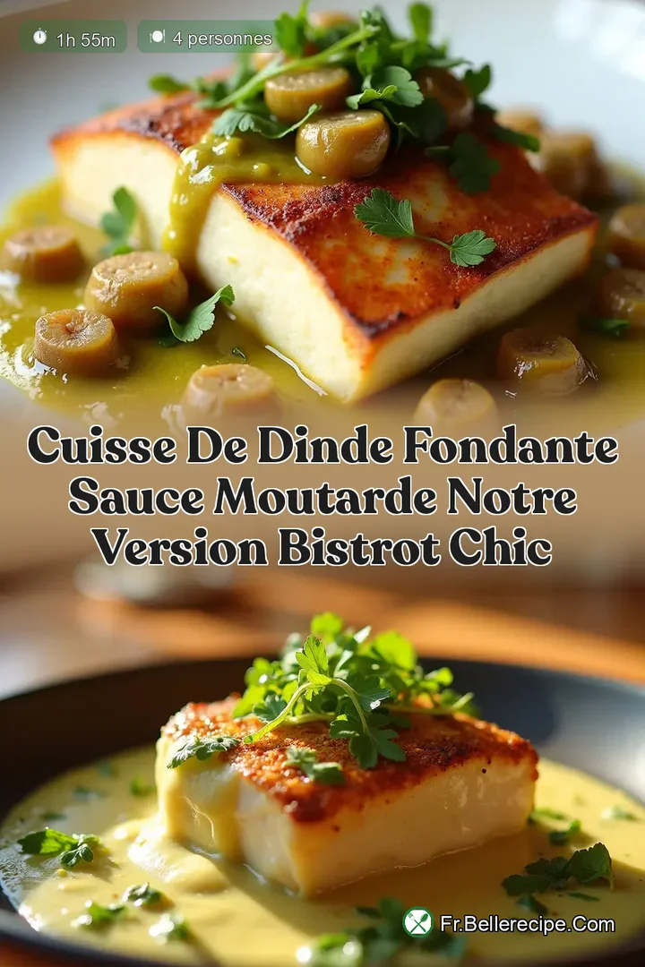 Cuisse de Dinde Fondante Sauce Moutarde Notre Version Bistrot Chic