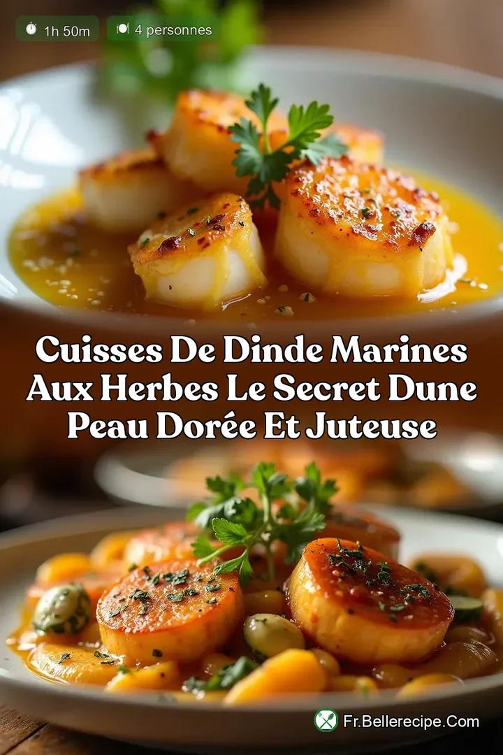 Cuisses de Dinde Marines aux Herbes Le Secret dune Peau Dor&eacute;e et Juteuse