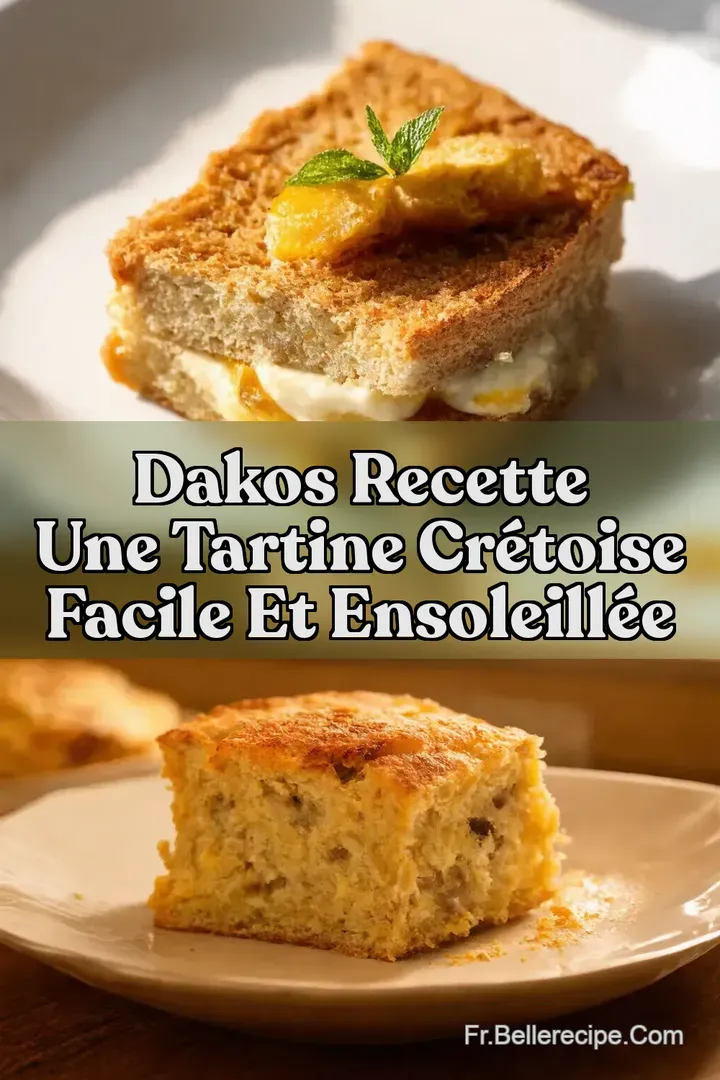 Dakos Recette Une Tartine Cr&eacute;toise Facile et Ensoleill&eacute;e