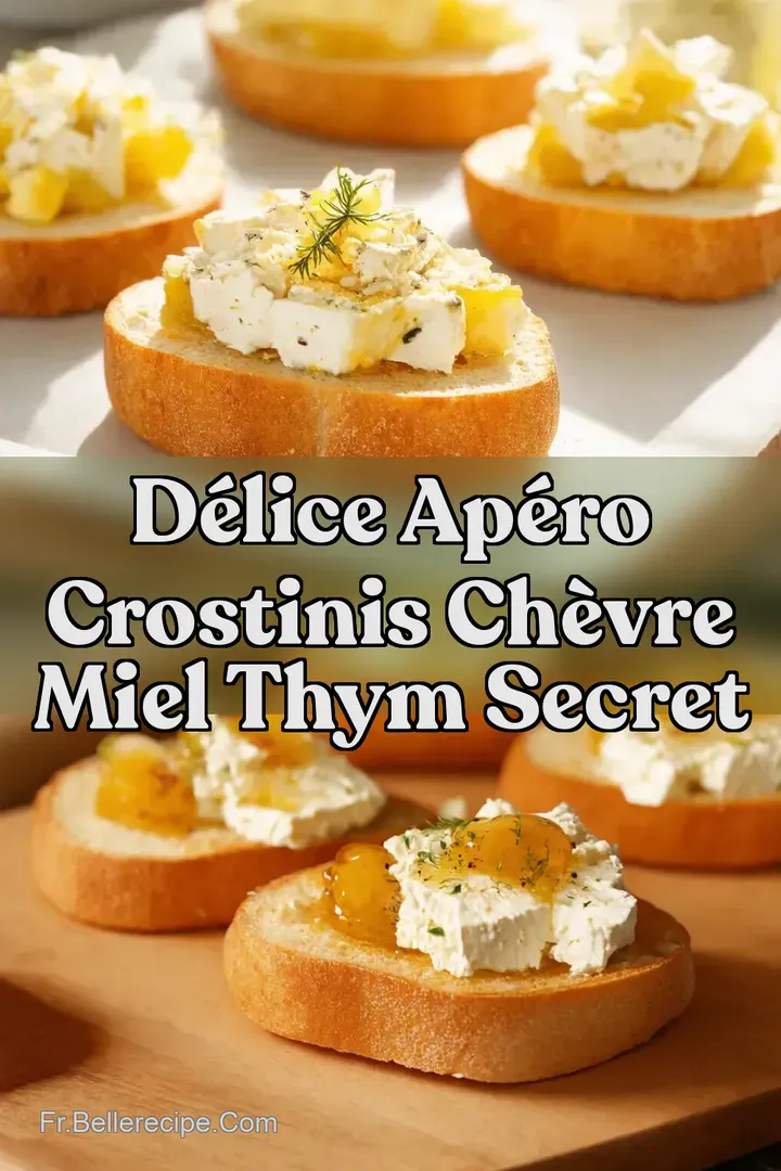 D&eacute;lice Ap&eacute;ro Crostinis Ch&egrave;vre Miel Thym Secret