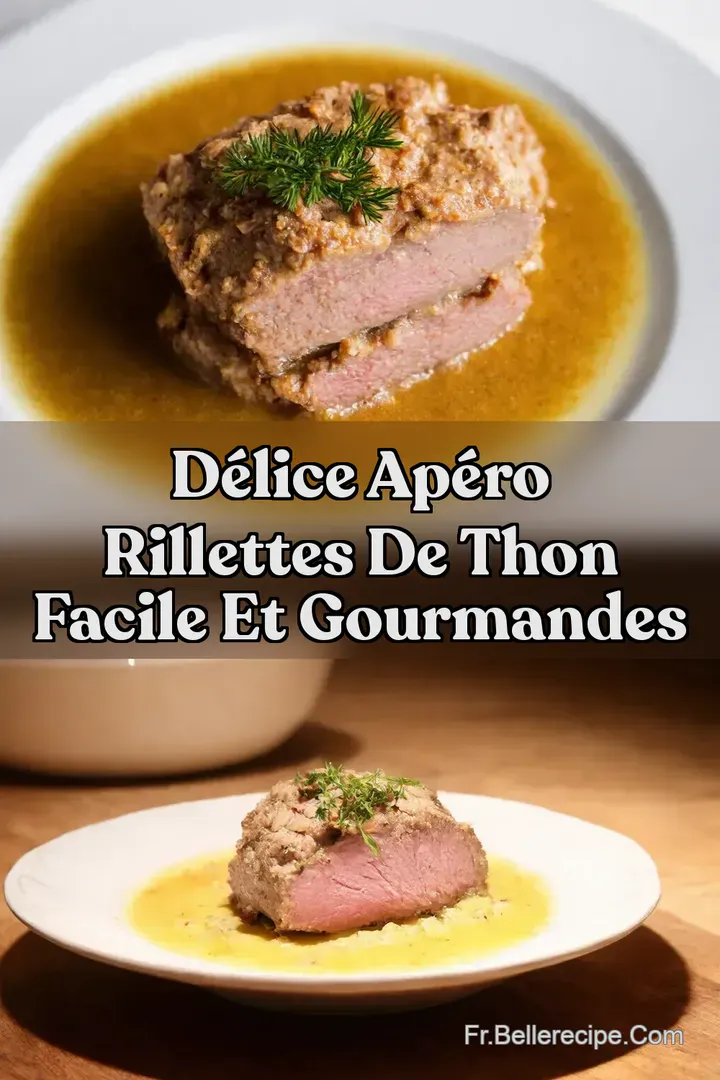 D&eacute;lice Ap&eacute;ro Rillettes de Thon Facile et Gourmandes