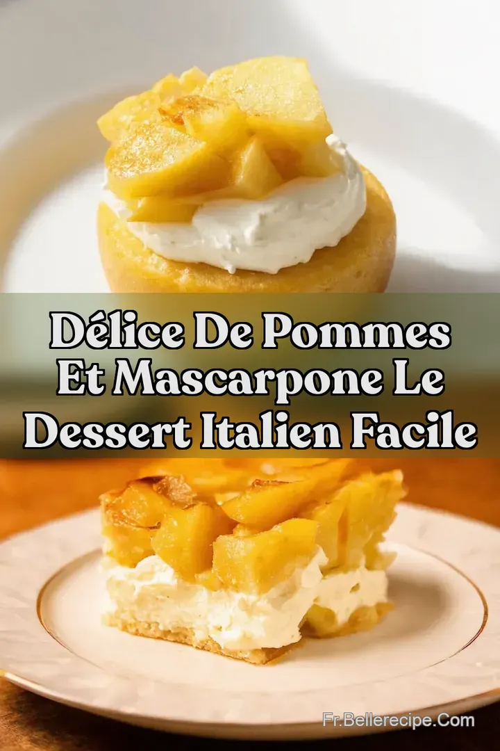 D&eacute;lice de Pommes et Mascarpone Le Dessert Italien Facile