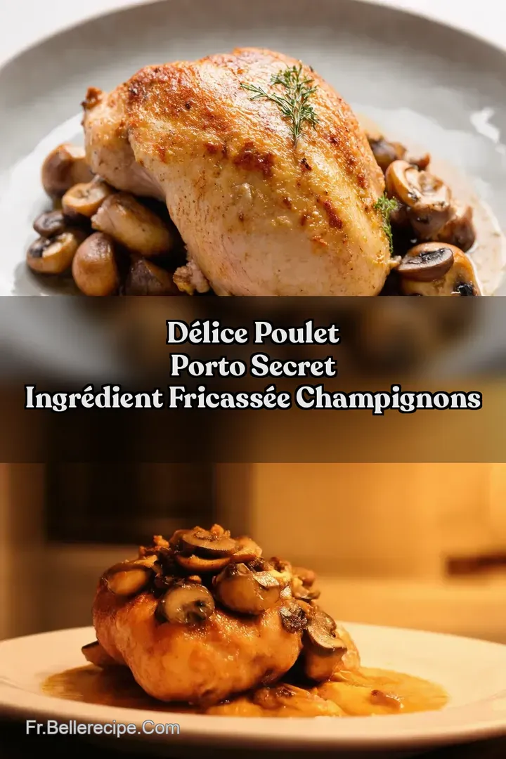 D&eacute;lice Poulet Porto Secret Ingr&eacute;dient Fricass&eacute;e Champignons