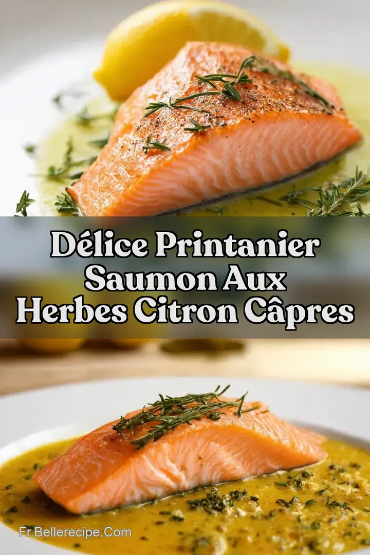 D&eacute;lice Printanier Saumon aux Herbes Citron C&acirc;pres