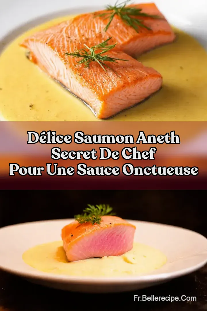 D&eacute;lice Saumon Aneth Secret de Chef pour une Sauce Onctueuse