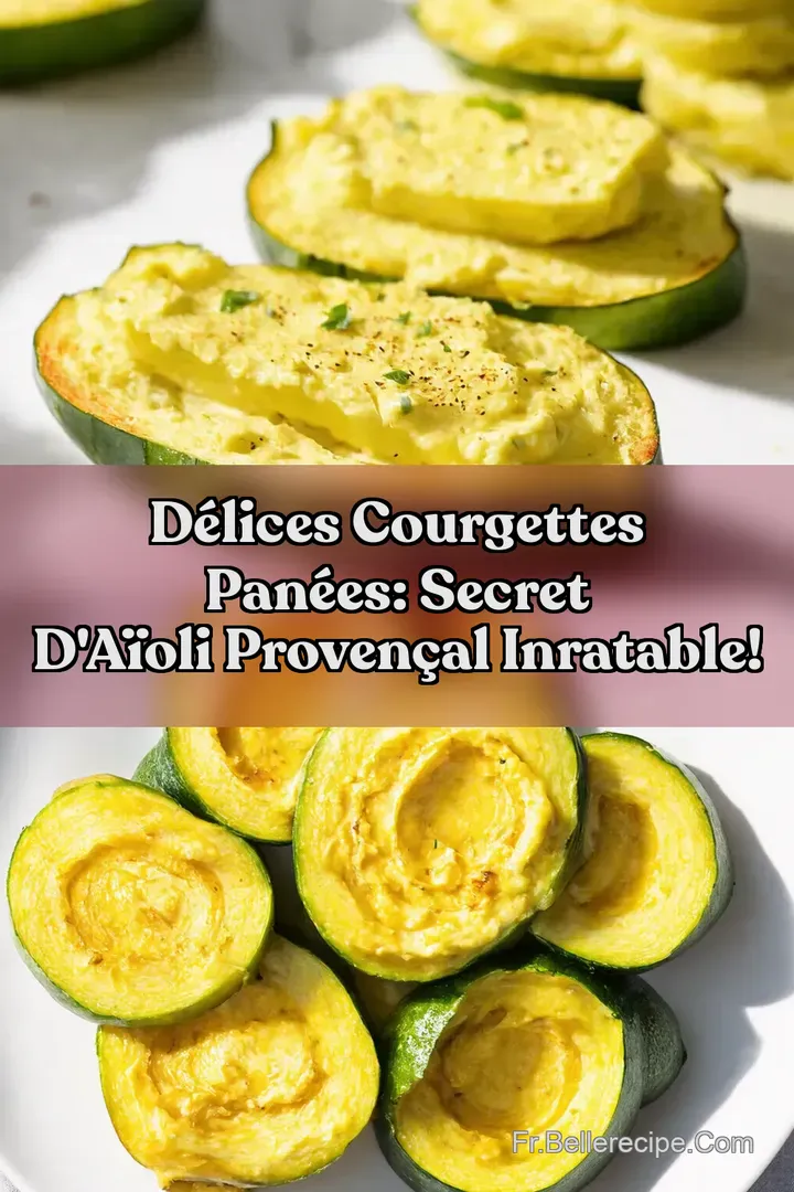 D&eacute;lices Courgettes Pan&eacute;es: Secret d A&iuml;oli Proven&ccedil;al Inratable!