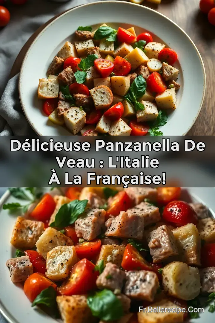 D&eacute;licieuse Panzanella de Veau : L Italie &agrave; la Fran&ccedil;aise!