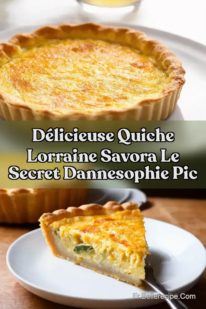 D&eacute;licieuse Quiche Lorraine Savora Le Secret dAnneSophie Pic