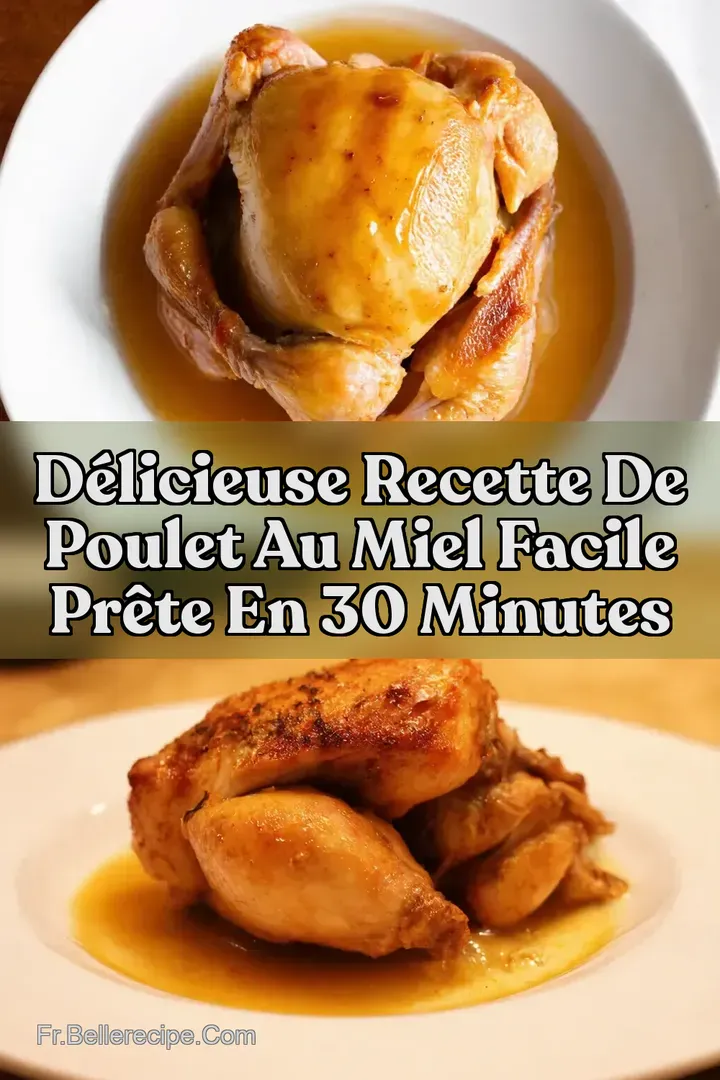 D&eacute;licieuse Recette de Poulet au Miel Facile Pr&ecirc;te en 30 Minutes