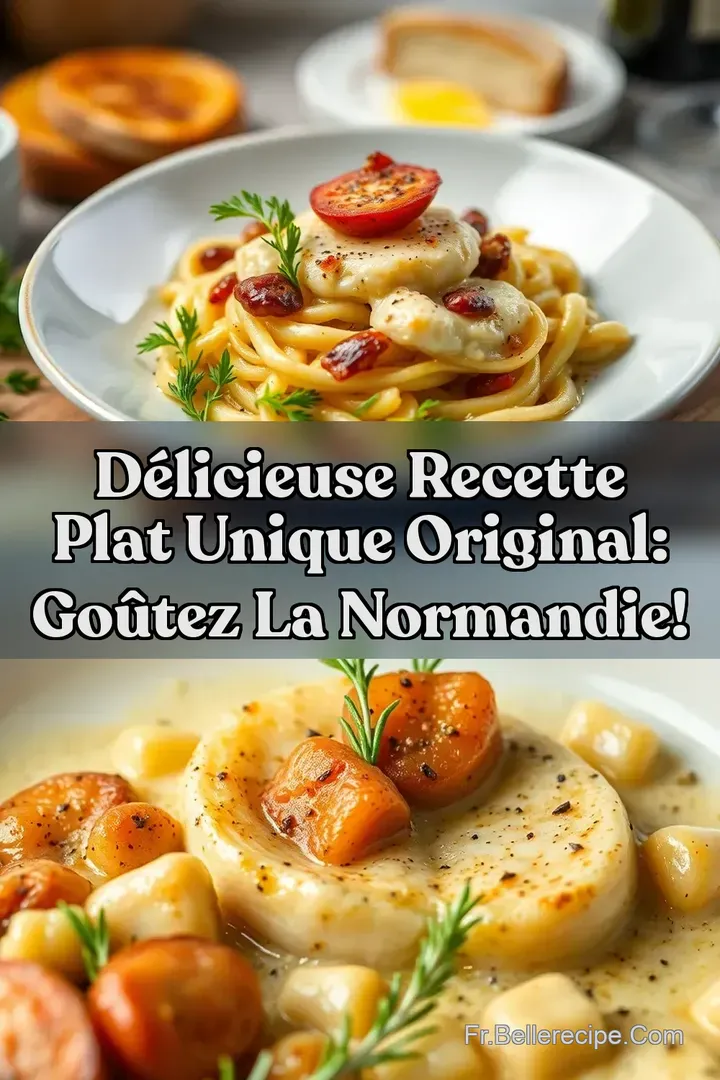 D&eacute;licieuse Recette Plat Unique Original: Go&ucirc;tez la Normandie!