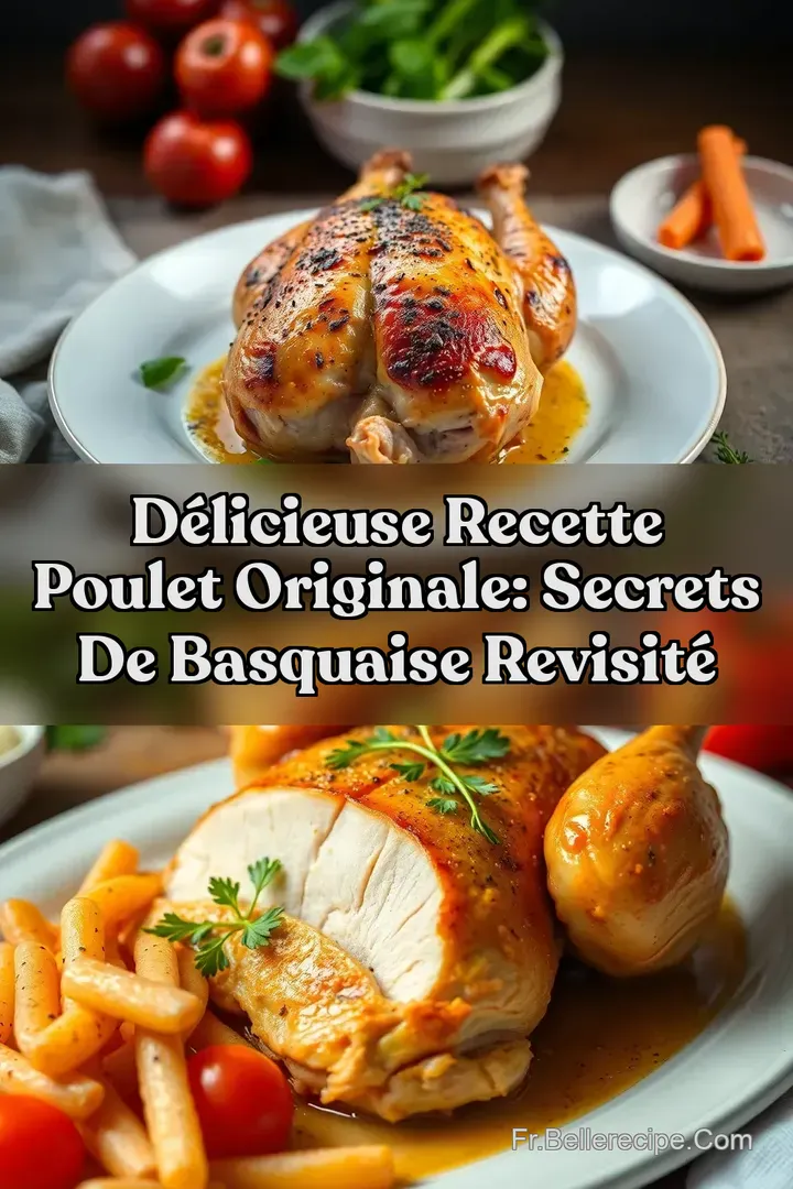 D&eacute;licieuse Recette Poulet Originale: Secrets de Basquaise Revisit&eacute;