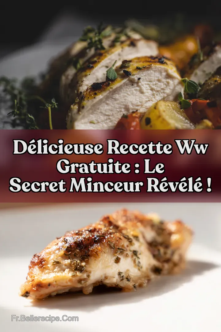 D&eacute;licieuse Recette WW Gratuite : Le Secret Minceur R&eacute;v&eacute;l&eacute; !