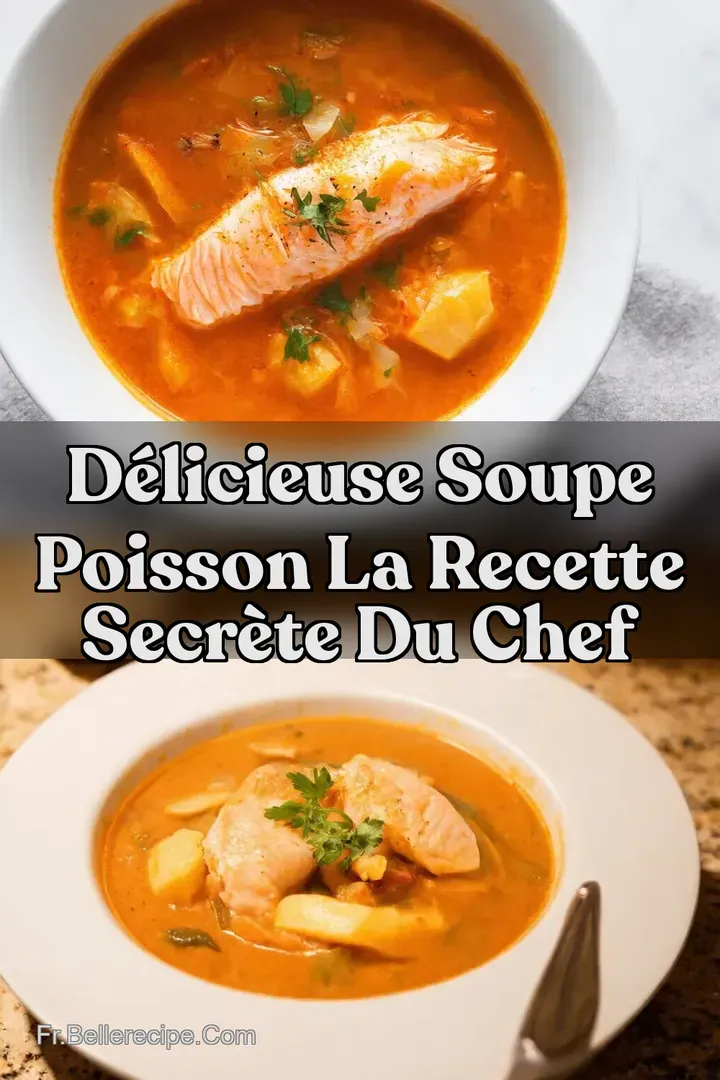 D&eacute;licieuse Soupe Poisson La Recette Secr&egrave;te du Chef