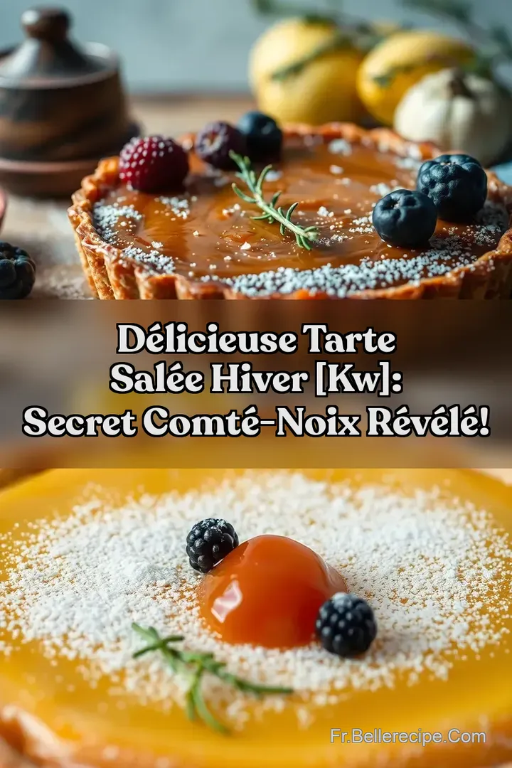 D&eacute;licieuse Tarte Sal&eacute;e Hiver [kw]: Secret Comt&eacute;-Noix R&eacute;v&eacute;l&eacute;!