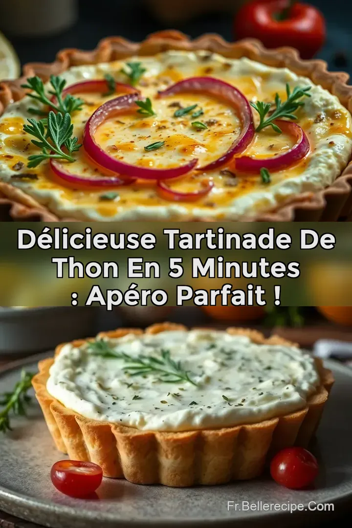D&eacute;licieuse Tartinade de Thon en 5 Minutes : Ap&eacute;ro Parfait !