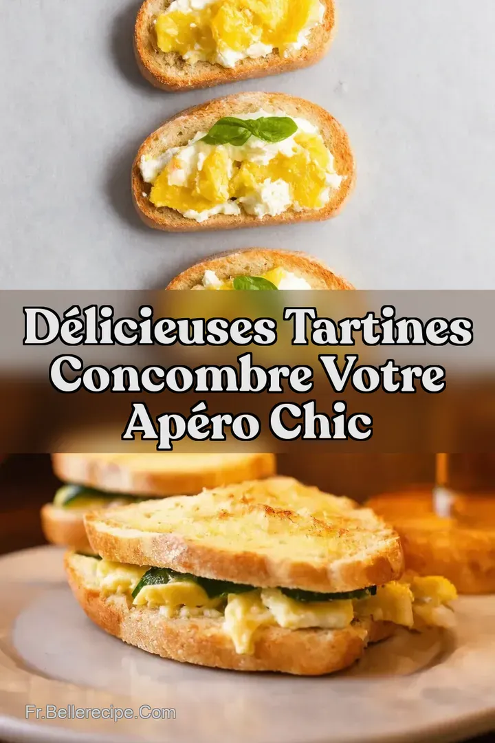 D&eacute;licieuses Tartines Concombre Votre Ap&eacute;ro Chic