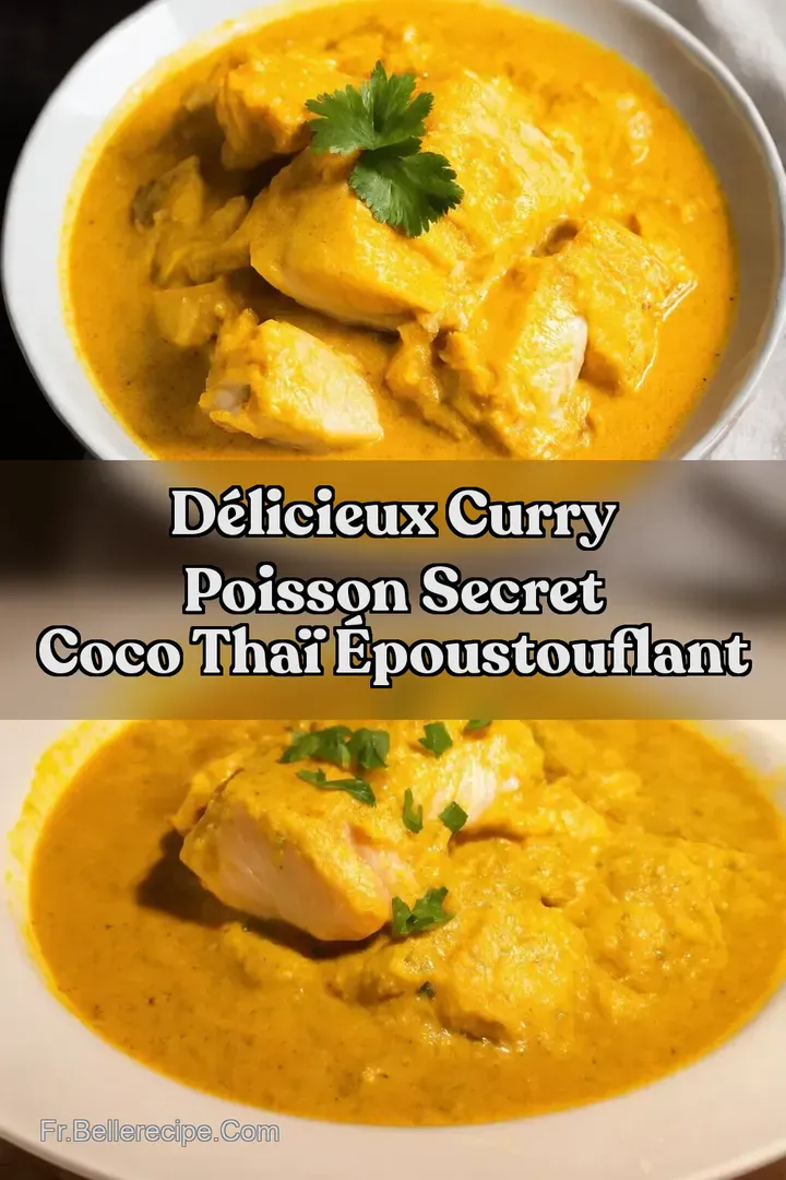 D&eacute;licieux Curry Poisson Secret Coco Tha&iuml; &Eacute;poustouflant
