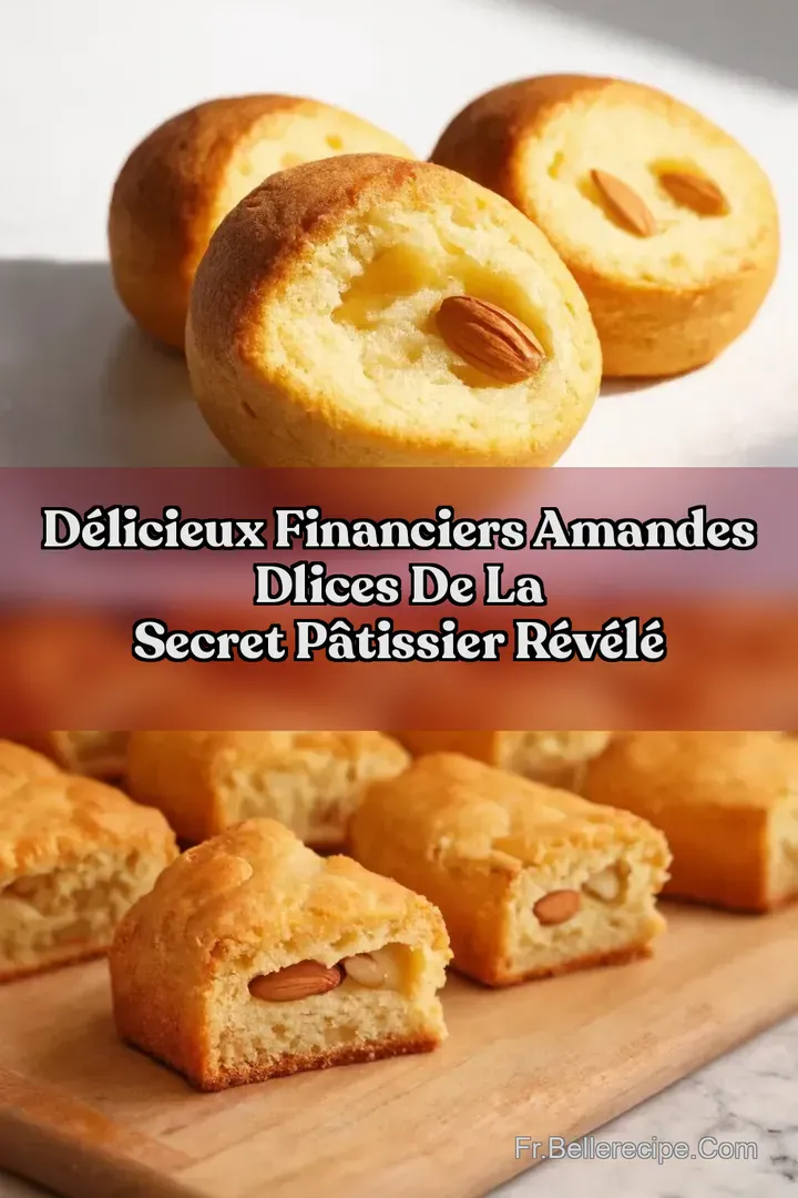 D&eacute;licieux Financiers Amandes Dlices de la Secret P&acirc;tissier R&eacute;v&eacute;l&eacute;