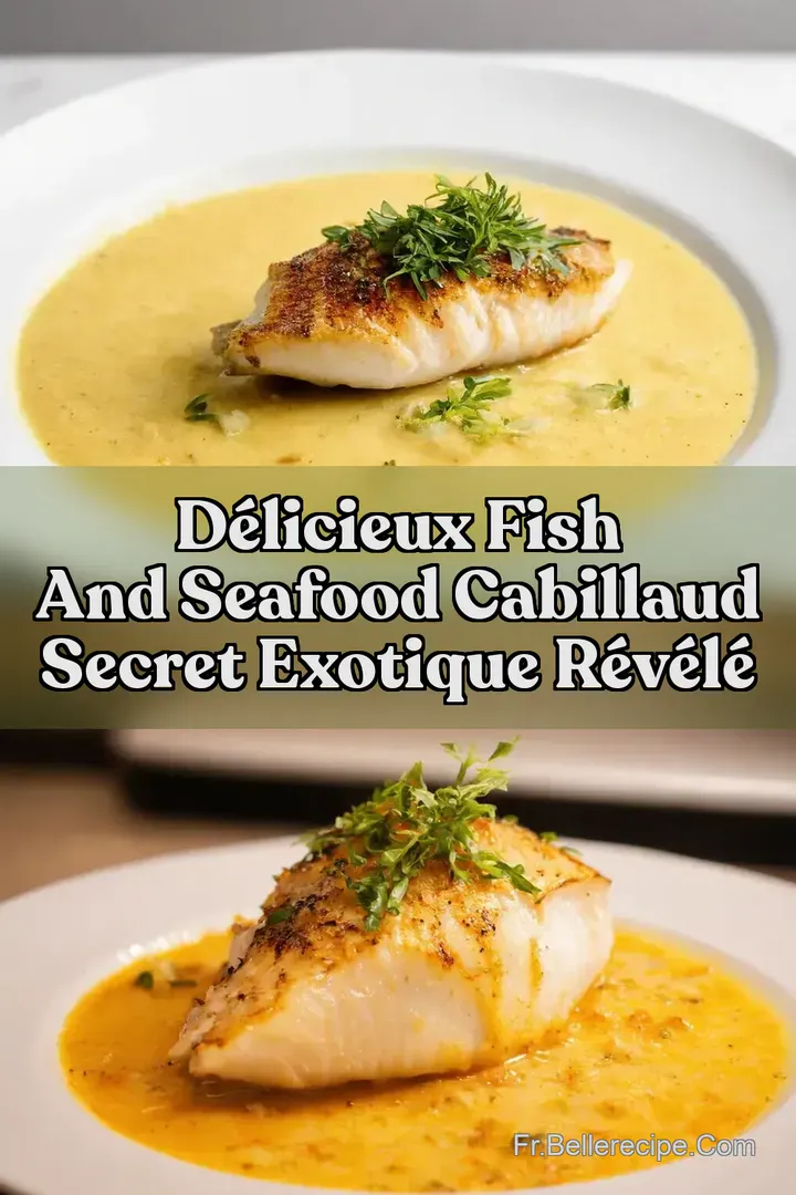 D&eacute;licieux Fish And Seafood Cabillaud Secret Exotique R&eacute;v&eacute;l&eacute;