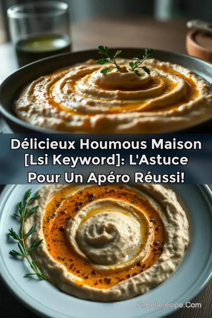 D&eacute;licieux Houmous Maison [LSI keyword]: L astuce pour un Ap&eacute;ro R&eacute;ussi!