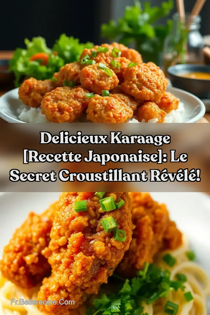 Delicieux Karaage [Recette Japonaise]: Le secret croustillant r&eacute;v&eacute;l&eacute;!