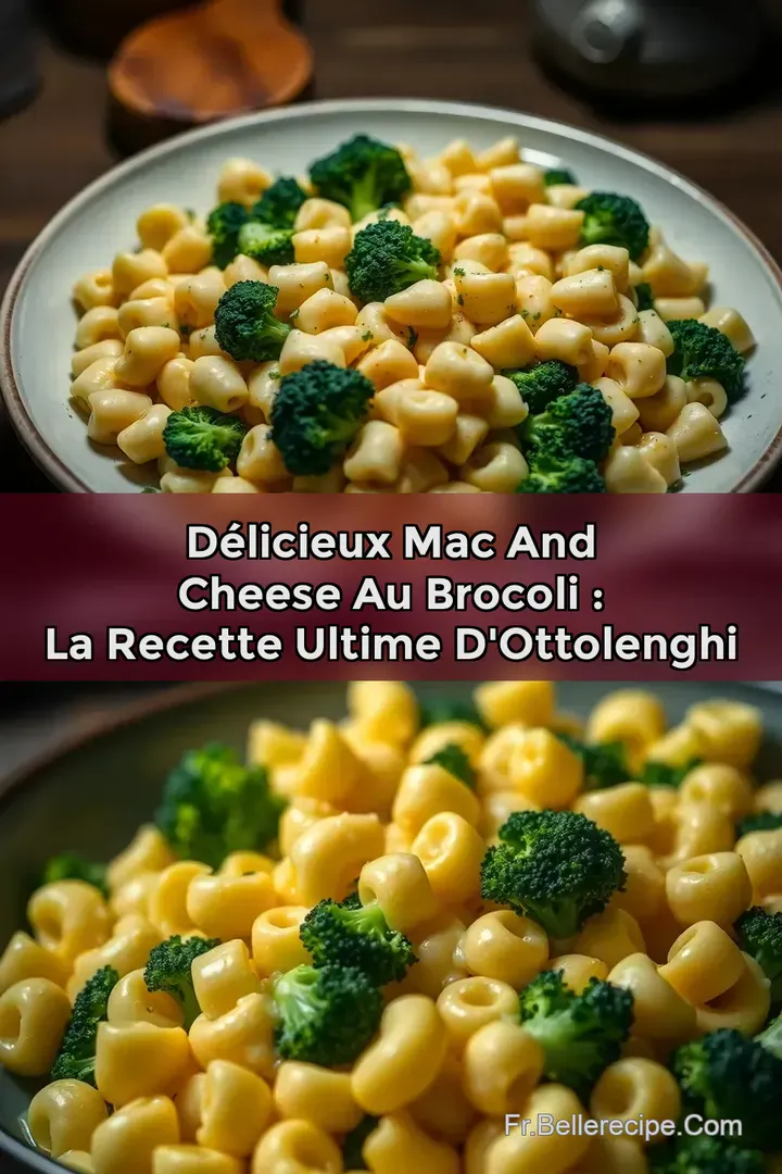 D&eacute;licieux Mac and Cheese au Brocoli : La Recette Ultime d Ottolenghi