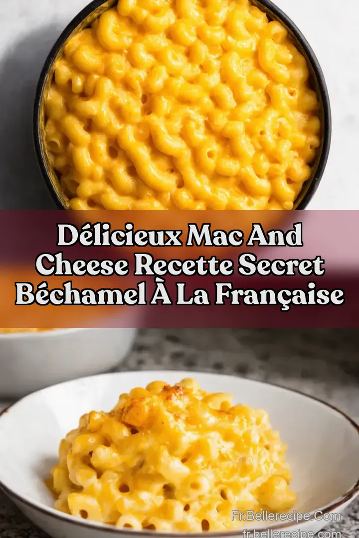 D&eacute;licieux Mac and Cheese Recette Secret B&eacute;chamel &agrave; la Fran&ccedil;aise