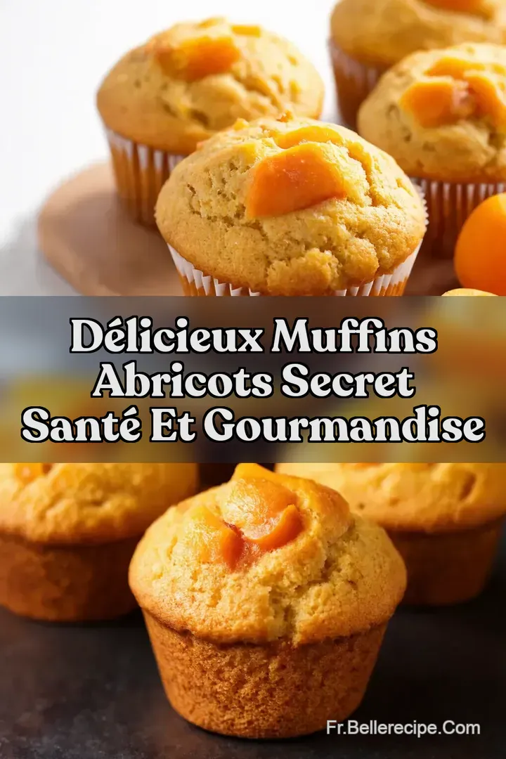 D&eacute;licieux Muffins Abricots Secret Sant&eacute; et Gourmandise
