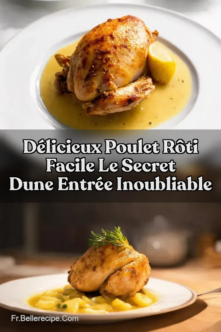 D&eacute;licieux Poulet R&ocirc;ti Facile Le Secret dUne Entr&eacute;e Inoubliable