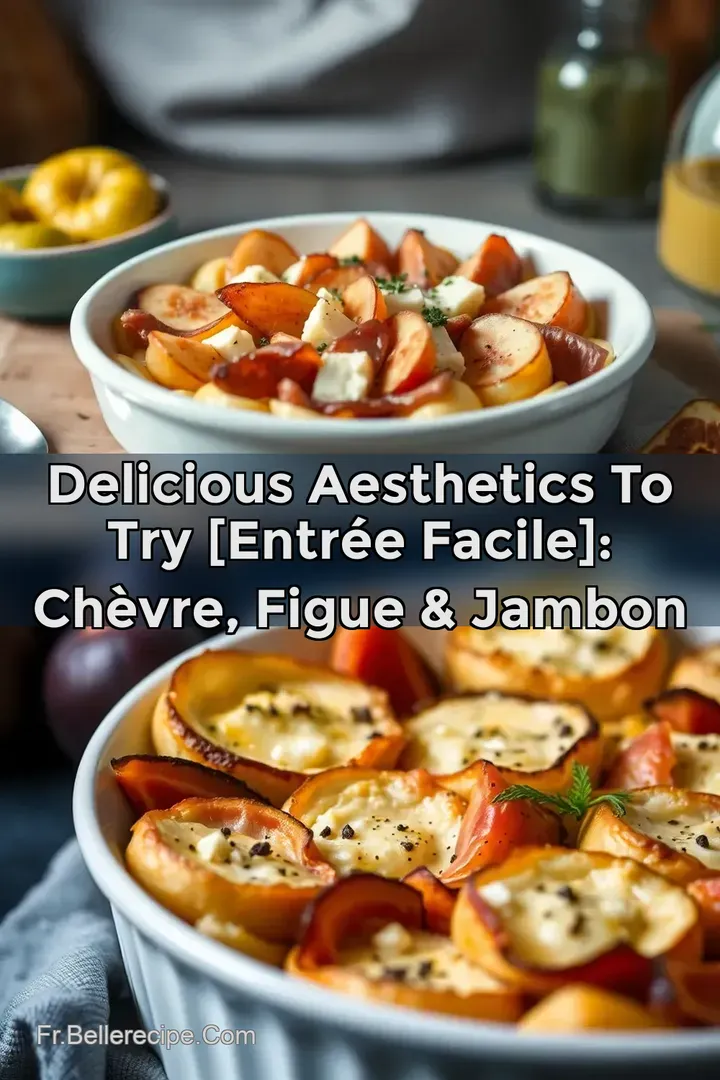 Delicious Aesthetics To Try [Entr&eacute;e Facile]: Ch&egrave;vre Figue & Jambon