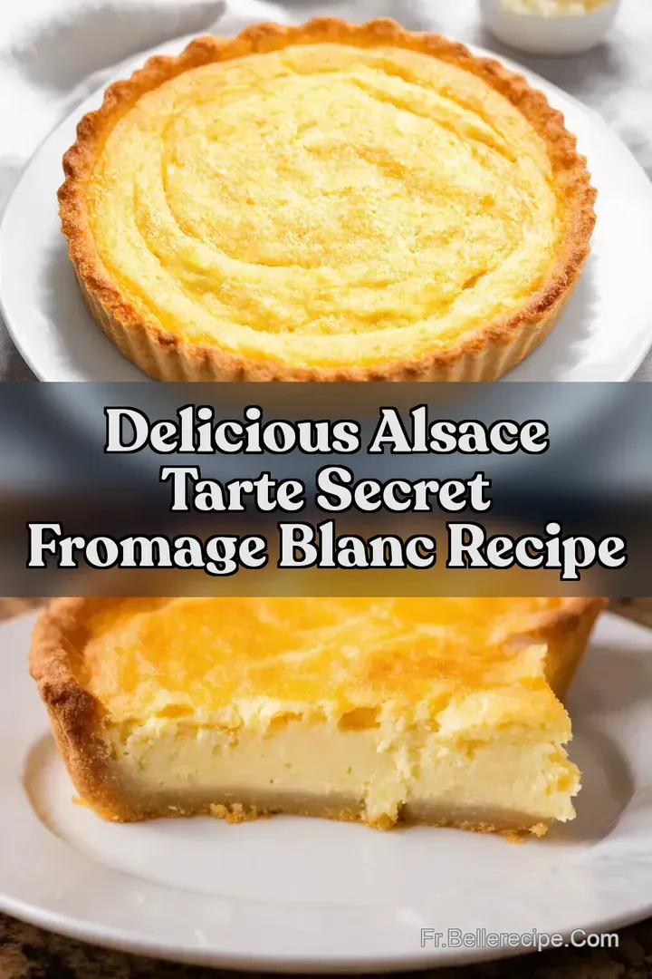 Delicious Alsace Tarte Secret Fromage Blanc Recipe