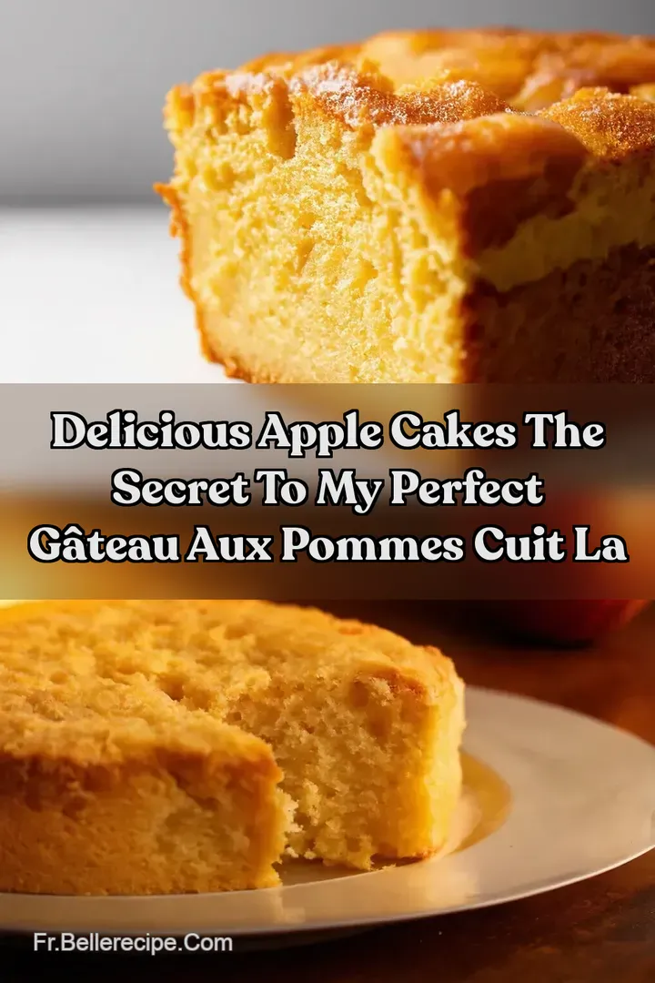 Delicious Apple Cakes The Secret to My Perfect G&acirc;teau aux pommes cuit la