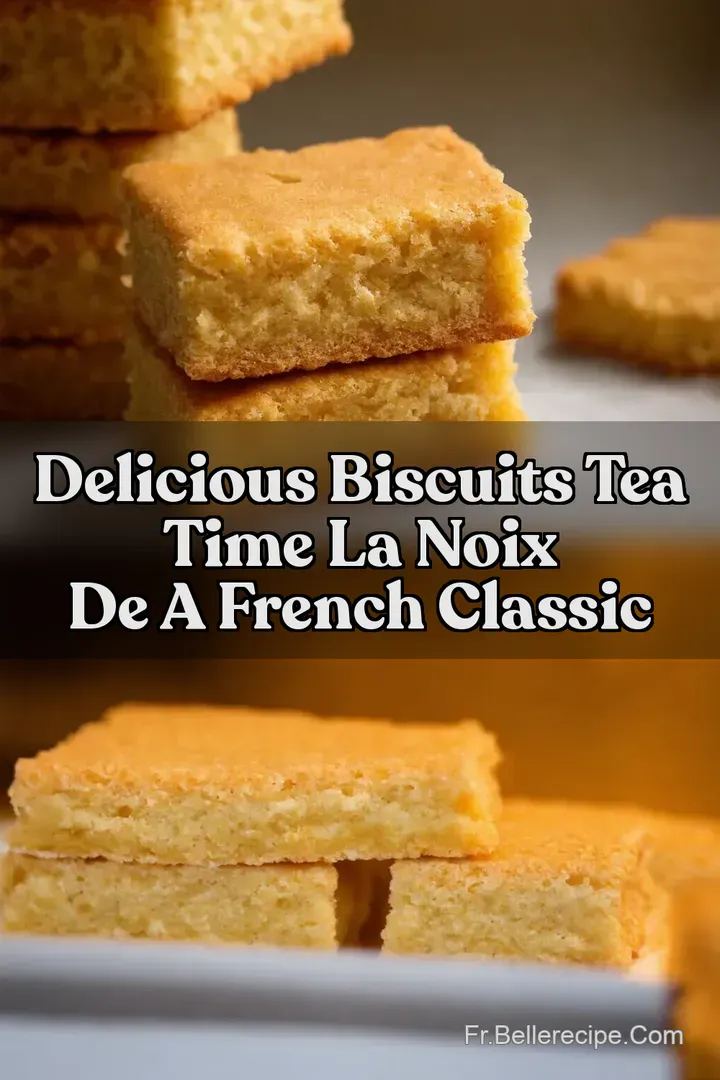Delicious Biscuits Tea Time La Noix de A French Classic