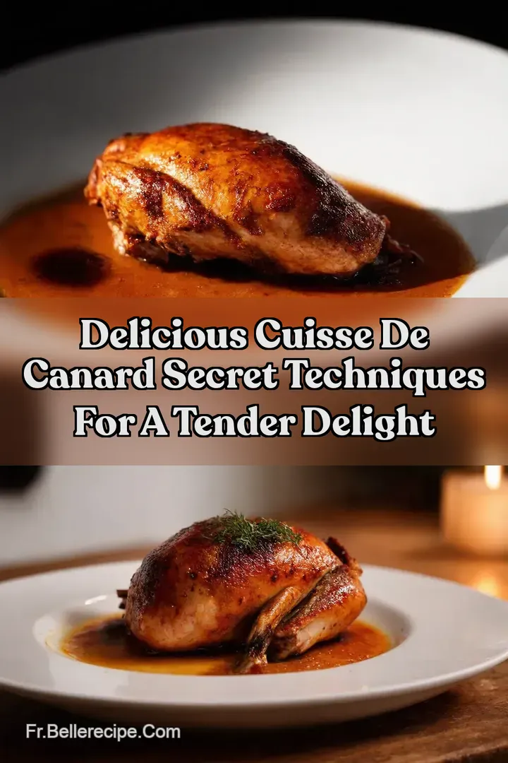 Delicious Cuisse de Canard Secret Techniques for a Tender Delight