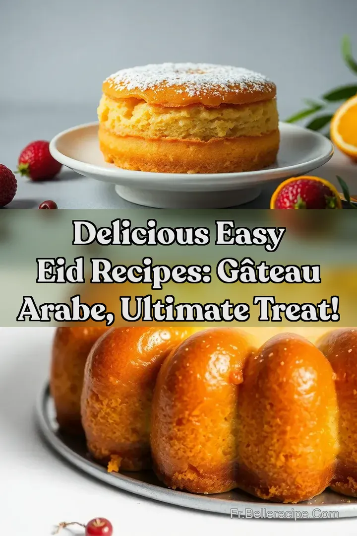 Delicious Easy Eid Recipes: G&acirc;teau Arabe Ultimate Treat!