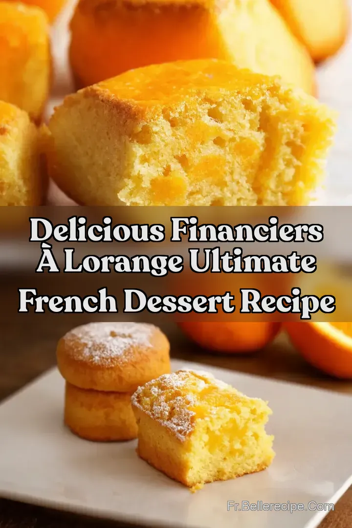 Delicious Financiers &agrave; lOrange Ultimate French Dessert Recipe